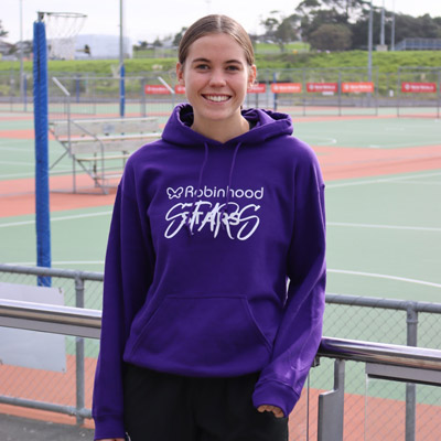 stars hoodie purple