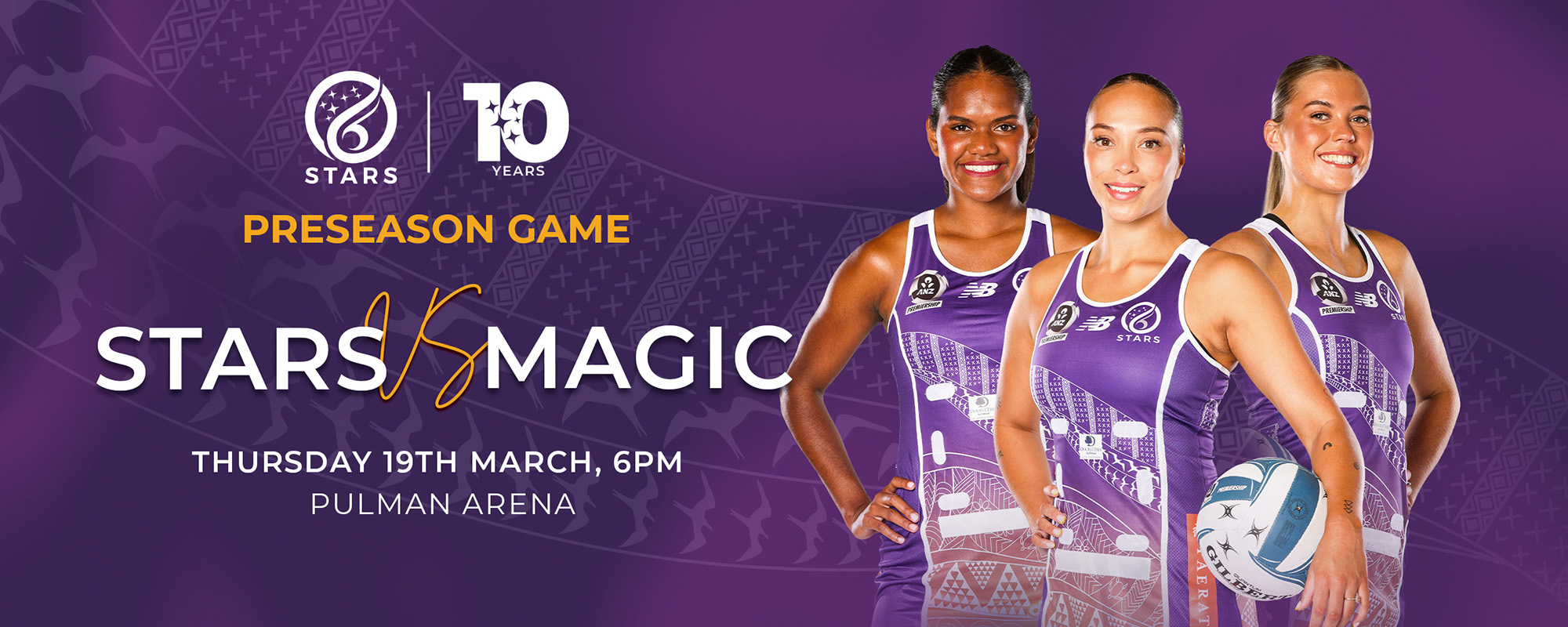 Northern Stars 2026 preseason match schedule